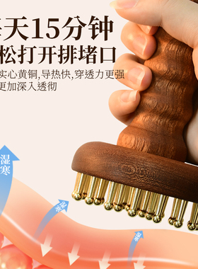 29齿黄铜经络刷全身通用刷肚子