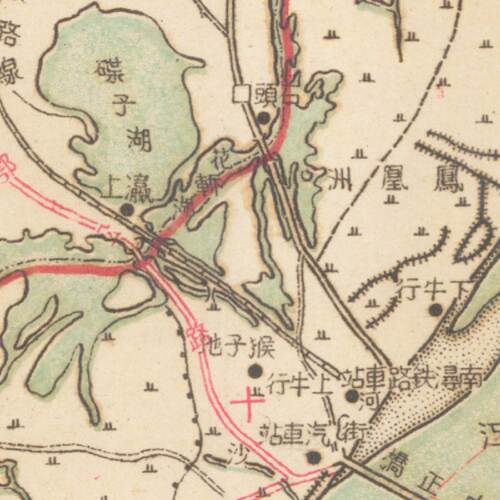 1946年南昌市区街道图民国江西电子老地图手绘历史地理资料素材 - 图2