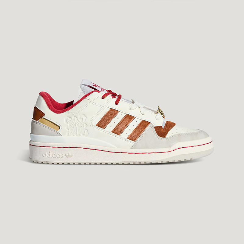 Adidas clover men's shoes FORUM sneakers CNY Year of the Horse limited retro sports casual shoes KJ8751