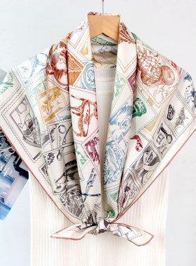 88cm桑蚕丝亲肤大方巾斜纹大披肩