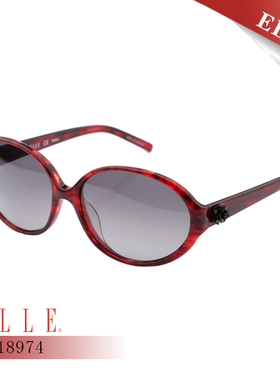 ELLE金属立体花雕饰太阳镜