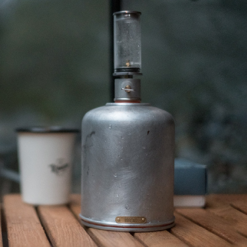 Kinoco复古户外黄铜金属扁气罐套铝制气灯罩露营G2燃料罩炉具配件,淘宝优惠券,粉丝福利购,淘宝优惠卷