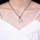 Authentic natural Hetian jade twelve zodiac pendant double-sided carved animal year jade pendant jade pendant necklace amulet