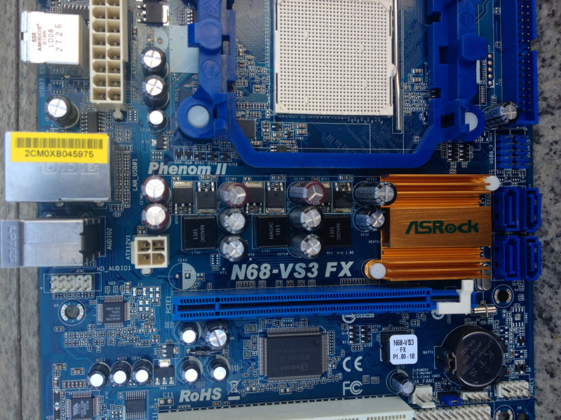 ASROCK/华擎科技 960GM-VGS3 FX原装拆机 N68-VS3FX厂家1年联保-图0