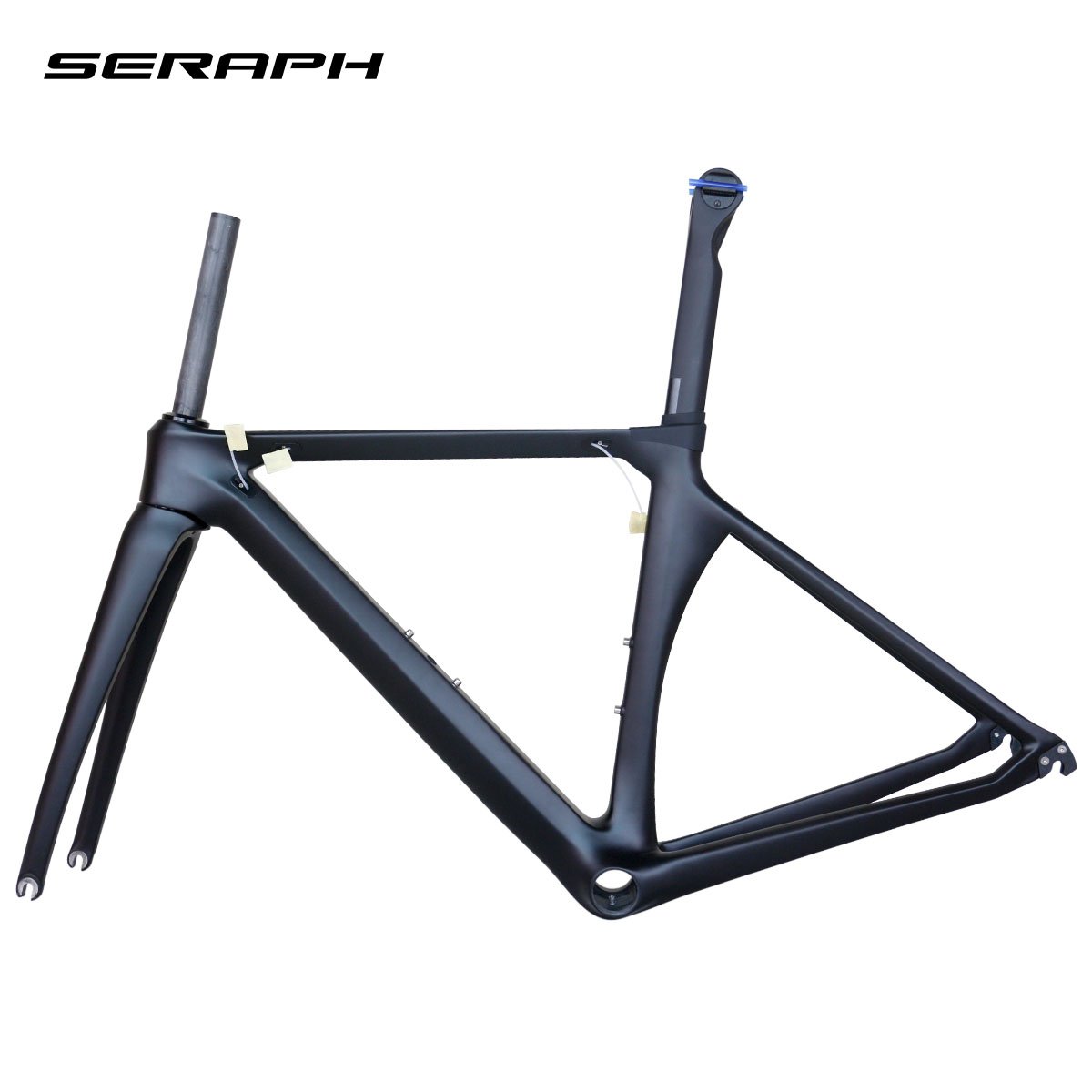 碳碳X1 SERAPH品牌新款自行车车架全碳纤维破风公路车架前叉座管