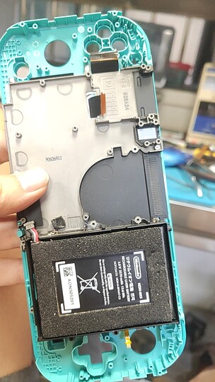 原装拆机ns switchlite主机中框加电池维修配件