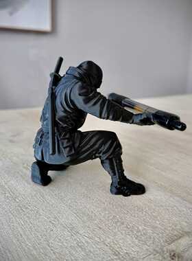 黑武士创意举重笔架置物支架酷炫
