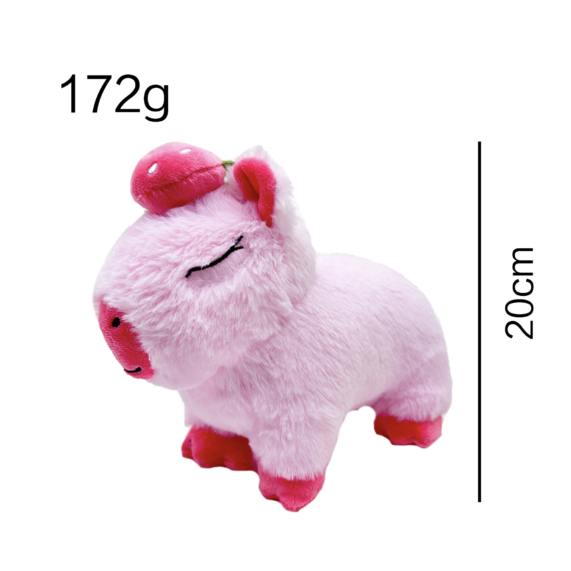 新款Oranges Capybara Chicken Nugget Plush 橘子水豚毛绒玩具 - 图2