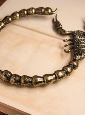 复古哥特夸张朋克摇滚大蝎子尾巴