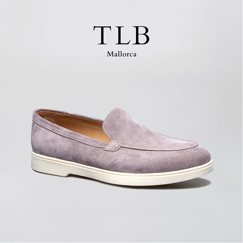 美勋代理西班牙TLB手工皮鞋女士翻毛皮休闲乐福通勤百搭夏季新款 - 图0