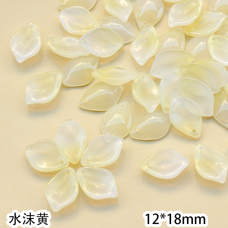 20颗价 昙花百合花系列合集琉璃花瓣DIY古风发簪手工制作配件材料 - 图0