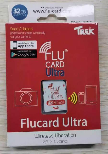 WIFI SD卡 32GB C10 高速内存卡，相机内存卡 Flucard 无线SD卡