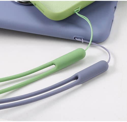 手机挂绳液态硅胶手绳彩色弹力软手机链U盘水杯绳子短款男女通用 - 图0