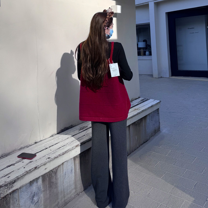 孕妇裤子加绒加厚新款无托腹秋冬款外穿抽绳款窄版孕妇阔腿裤长裤,淘宝优惠券,粉丝福利购,淘宝优惠卷