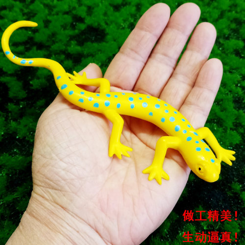 仿真蜥蜴爬行动物模型玩具壁虎软胶假蛇植物套餐整蛊吓人道具教具 - 图3