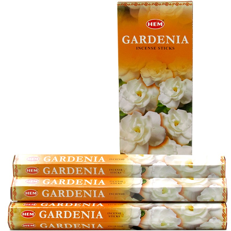 进口印度香HEM Gardenia 栀子花香线香香薰熏香室内家用净化空气 - 图3