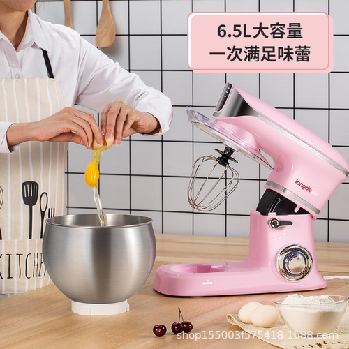龙的厨师机家用小型多功能和面机打发奶油搅拌台式商用全自动揉面 - 图2