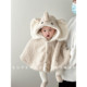 Baby winter clothes, baby going out cape, super cute and western style toddler thickened warm windproof jacket