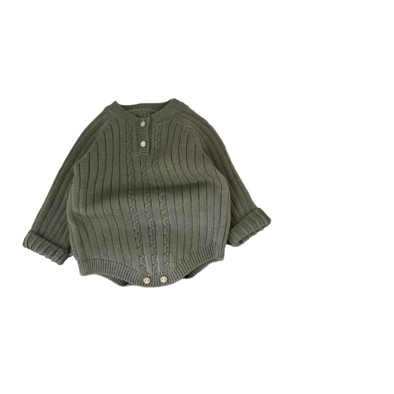 婴儿连体衣春秋款宝宝毛衣春款韩系洋气婴幼儿穿搭针织包屁衣满月,淘宝优惠券,粉丝福利购,淘宝优惠卷