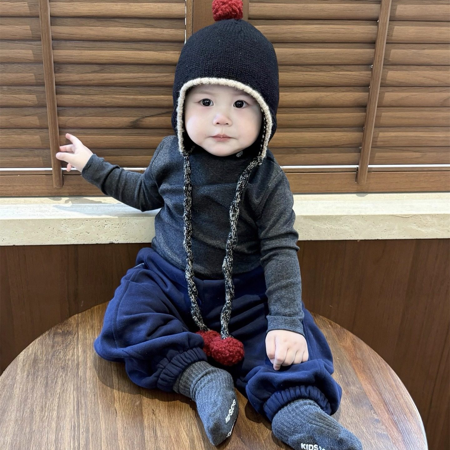 一岁男孩衣服秋冬套装超韩洋气婴儿半高领打底休闲裤分体两件套冬,淘宝优惠券,粉丝福利购,淘宝优惠卷