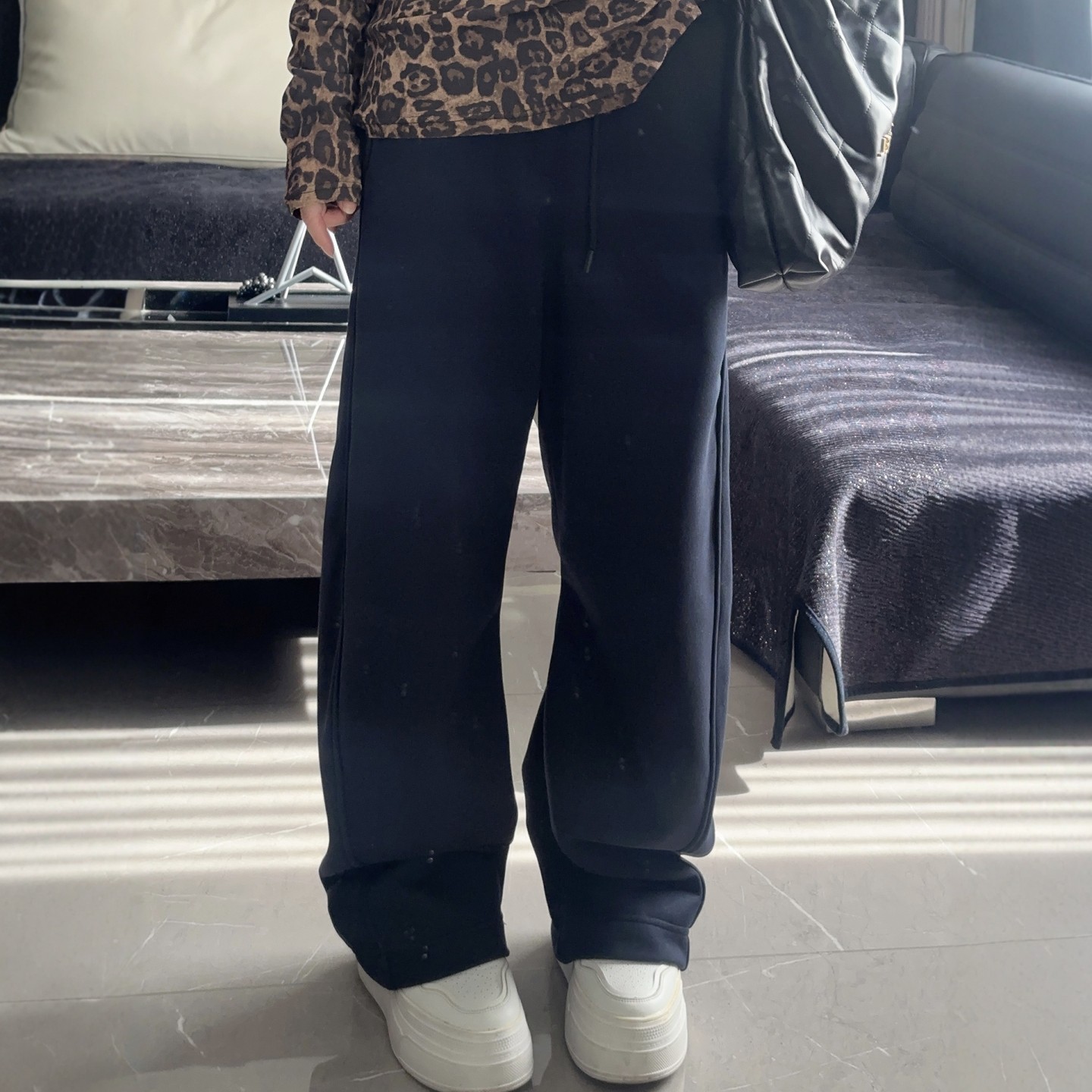 大码女装胖mm2025年秋冬装新款棉面弯刀裤加厚保暖加绒阔腿裤子,淘宝优惠券,粉丝福利购,淘宝优惠卷