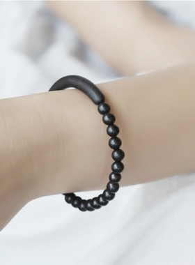 细手镯手镯美鱼工坊檀木文艺女