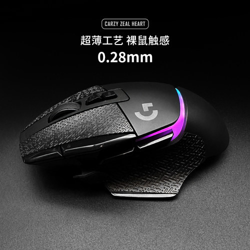 鼠标防滑贴罗技G502/502X/G502hero无线版有线PLUS专用吸汗贴超薄 - 图0