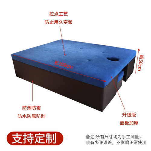 实木泰式按摩床推拿理疗专用床会所工厂直销可定制泰式spa按摩床 - 图1