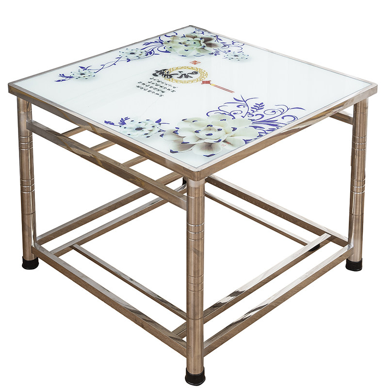 304加厚不锈钢家用烤火桌吃饭桌烤火架正方形冬季取暖桌小架子,淘宝优惠券,粉丝福利购,淘宝优惠卷