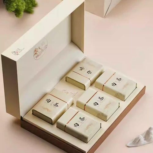 枸杞礼盒，八宝茶专版礼盒，特产礼盒，茶叶包装，白茶专版礼盒 - 图2
