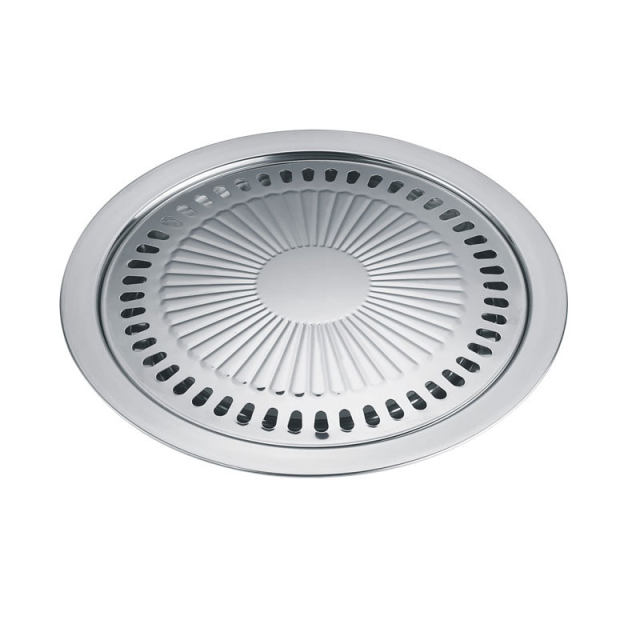 Round BBQ grill pan ເຕົາໄຟຟ້າ ceramic rack BBQ