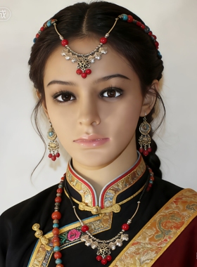 原创颈链出炉手工布艺项链民族风饰品珠珠项圈表演饰物丽江风人气