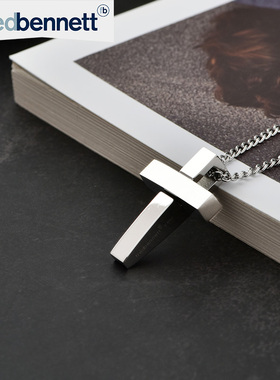 英国项链十字架挂件街头风吊坠