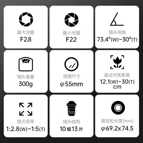适马18-50半画幅F2.8大光圈标准变焦镜头 适马1850 E口 X/L/RF口 - 图2
