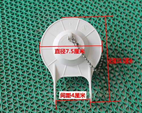 WDI2寸马桶硅胶拍盖 分体马桶水箱配件坐便器出水阀密封圈 皮塞 - 图3