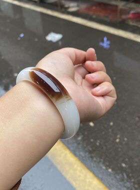 桂花糕轮胎正品俄罗斯一级白带糖俄糖焦糖色手镯一口糖和田色百元