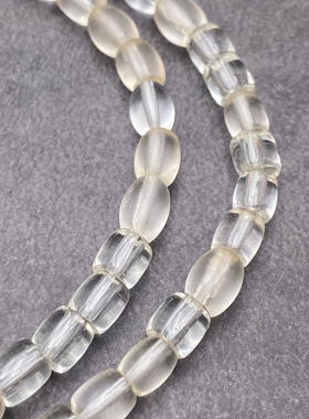 非洲贸易珠 仿水晶琉璃珠 夏天小清新饰品项链 文玩配珠diy散珠