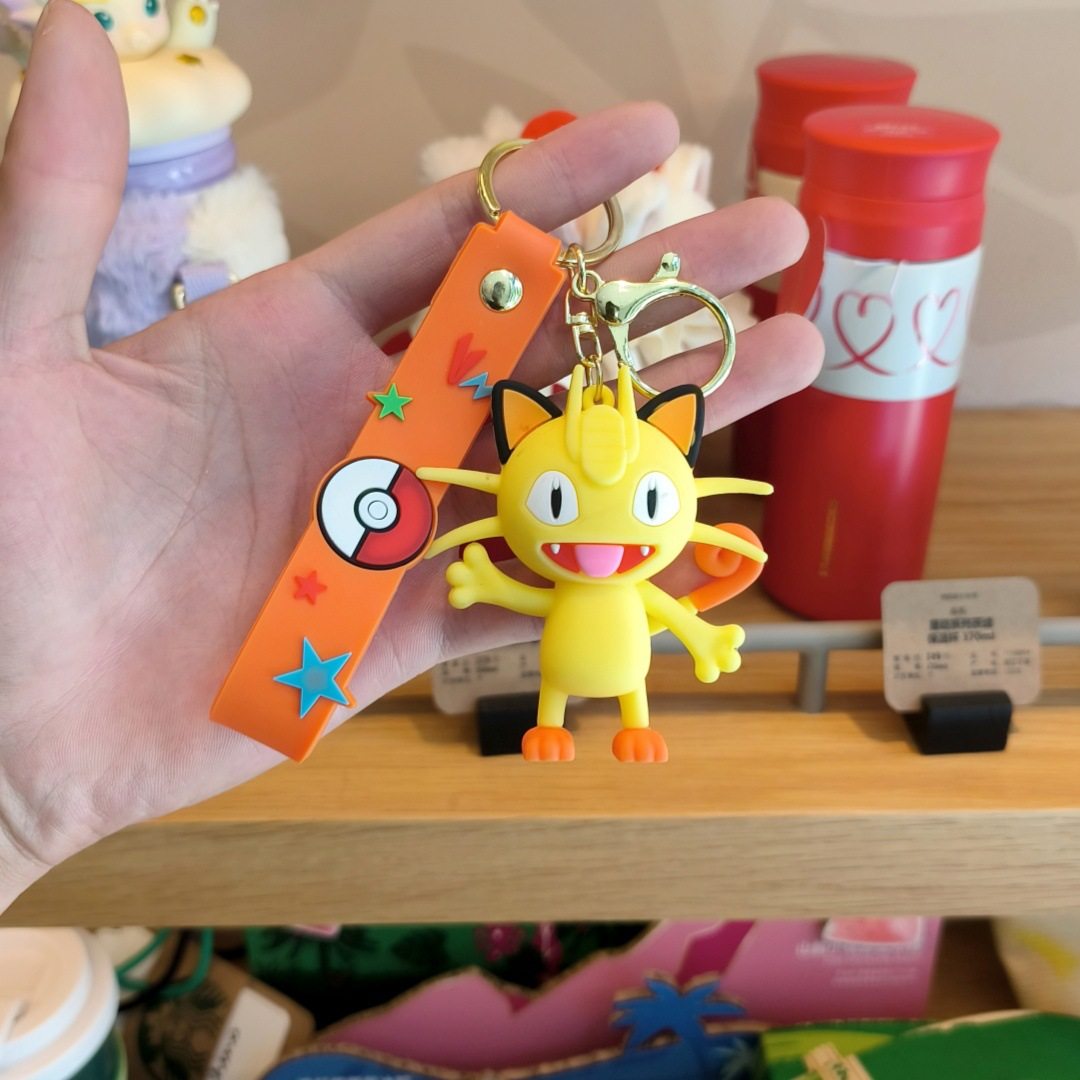 卡通宝可梦钥匙扣可爱皮卡邱挂件学生书包挂饰儿童玩具汽车钥匙链,淘宝优惠券,粉丝福利购,淘宝优惠卷