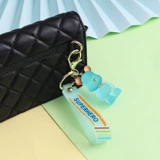 Прозрачная галстук-бабочка, брелок, кукла для влюбленных, ключница с застежкой, популярно в интернете