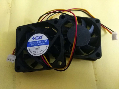 6cm电脑CPU散热器370奔三P3风扇60*60*15MM 12V三线 含油轴承 HXS - 图0