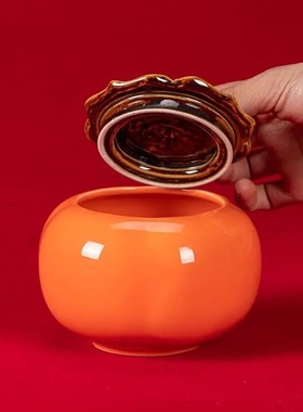 柿柿如意柿子摆件事事如意乔迁新