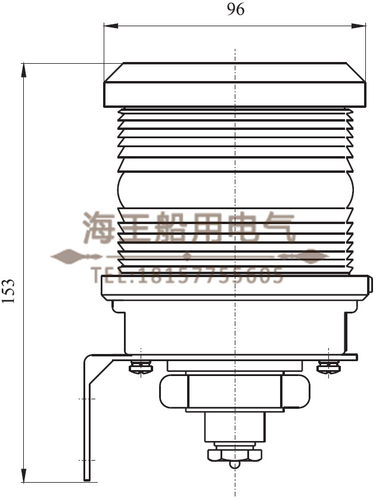 船用单层全塑3号航行信号灯CXH1/2/3/4/6-3P右左舷桅艉环照灯CCS - 图0