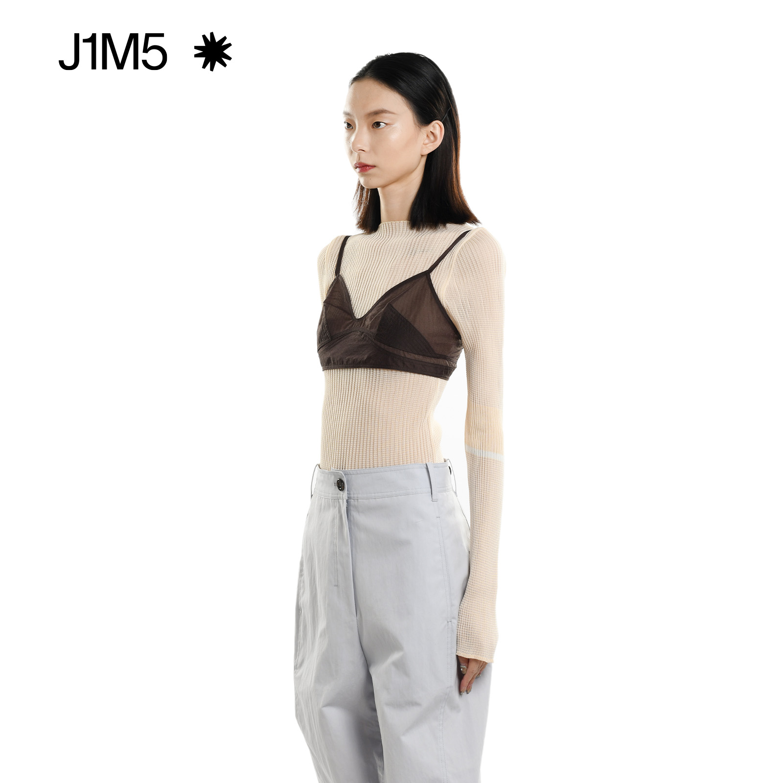 J1M5买手店 LOW CLASSIC 22SS 半透明BRA吊带设计师韩国新款女 - 图0