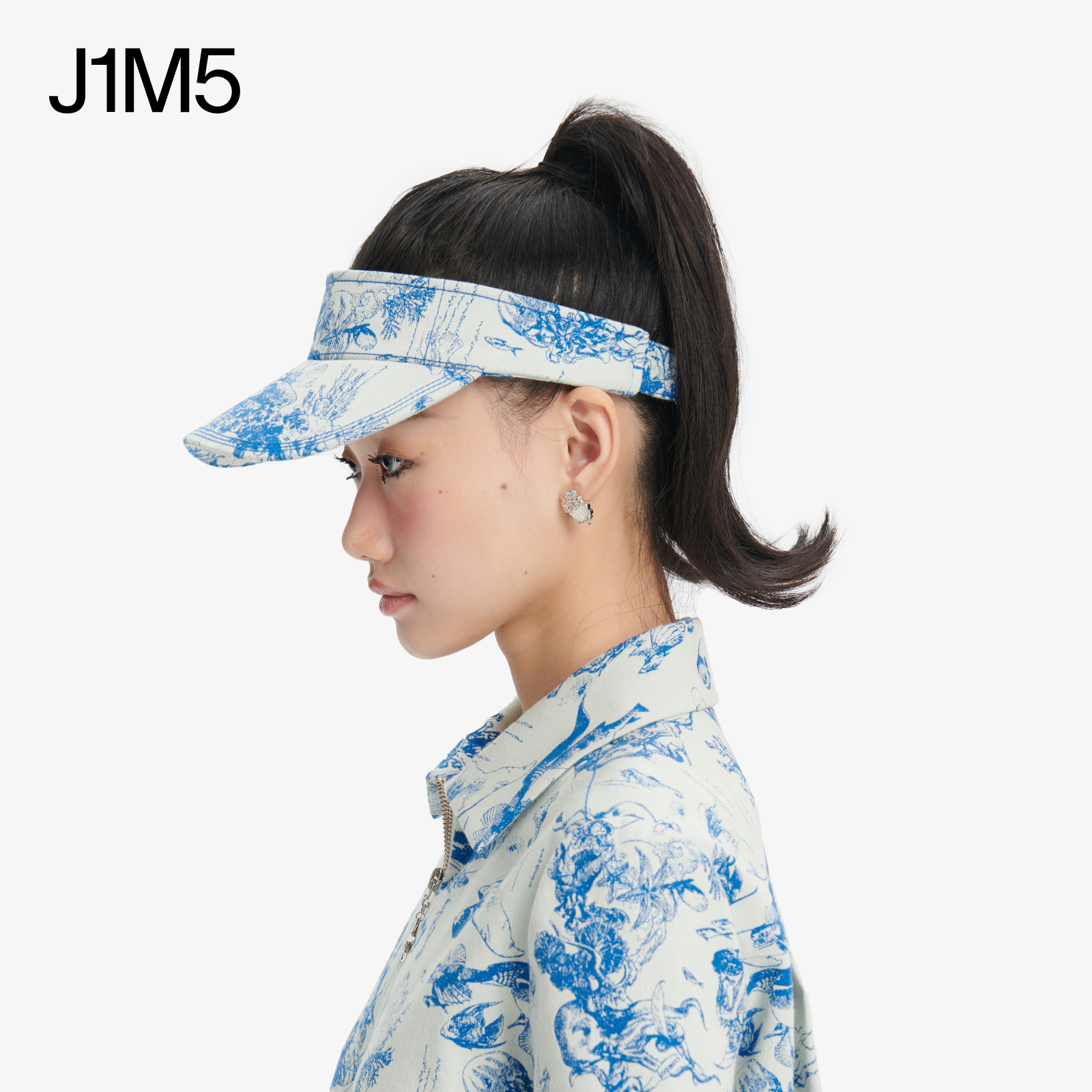 J1M5买手店 DEEPMOSS 23春夏新品海洋舞会提花空顶帽设计师品牌女 - 图2