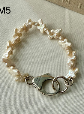 十字架珍珠手镯潮流