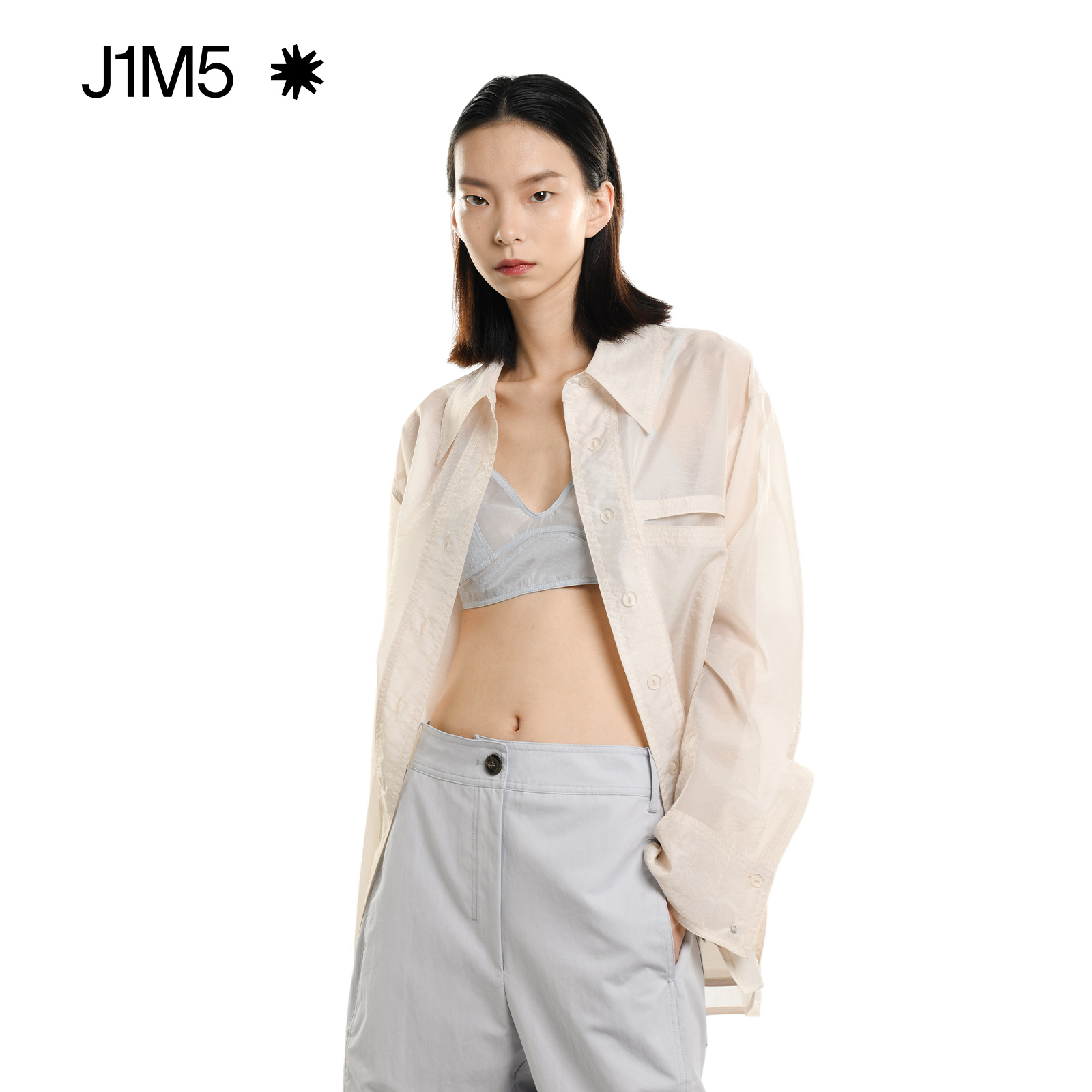 J1M5买手店 LOW CLASSIC 22SS 半透明BRA吊带设计师韩国新款女 - 图1