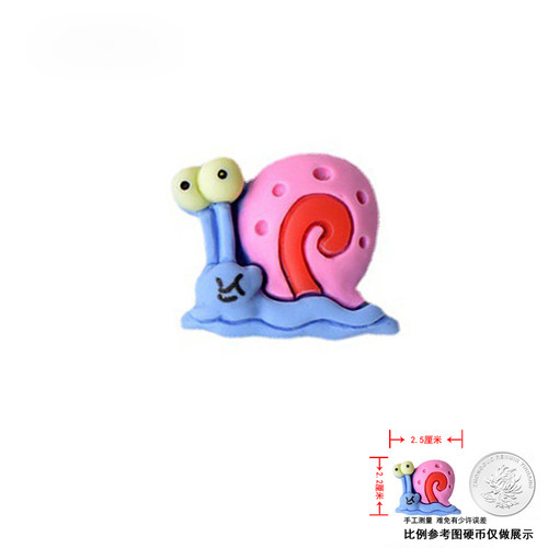 海绵宝宝洞洞鞋配饰立体鞋花鞋扣创意diy配件装饰品可拆卸可爱ins - 图2