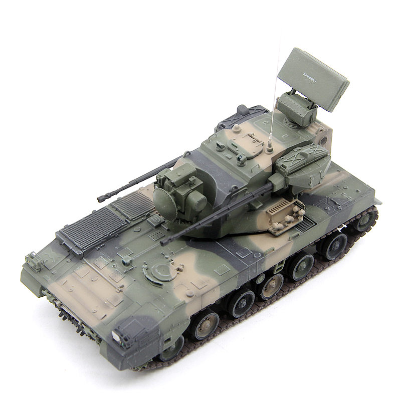 UNISTAR中国PGZ-09式双管35毫米自行高射炮丛林三色成品模型1/72-图3