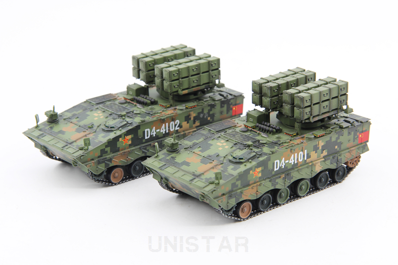 UNISTAR 1/72中国红箭10反坦克导弹发射车HJ-10成品军事战车模型