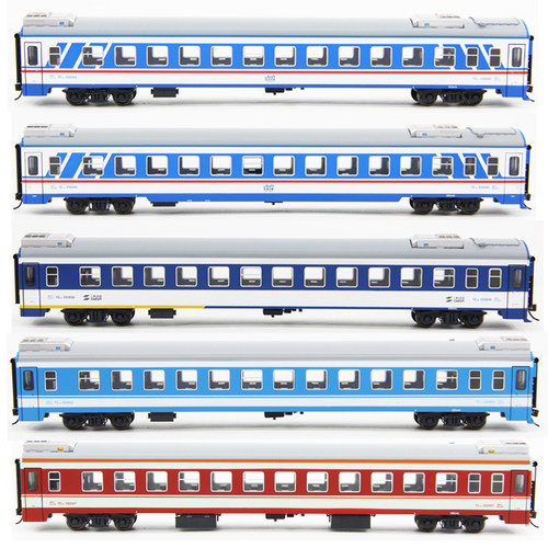 火车花园1/87中国铁路YZ25G客运车厢硬座25G塞拉门成品火车模型HO - 图3